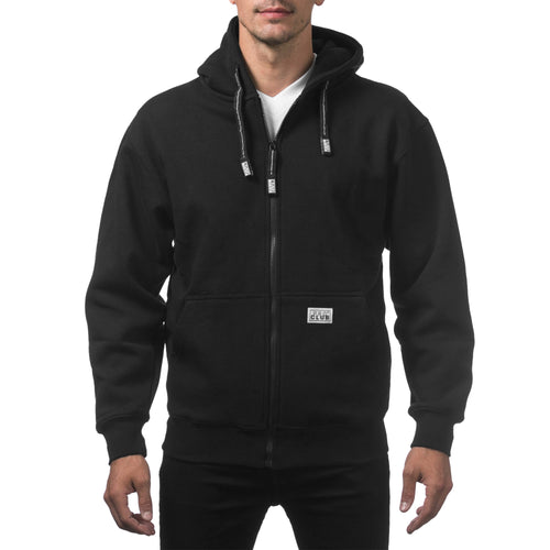 Pro Club Heavyweight Full Zip Hoodie – Black