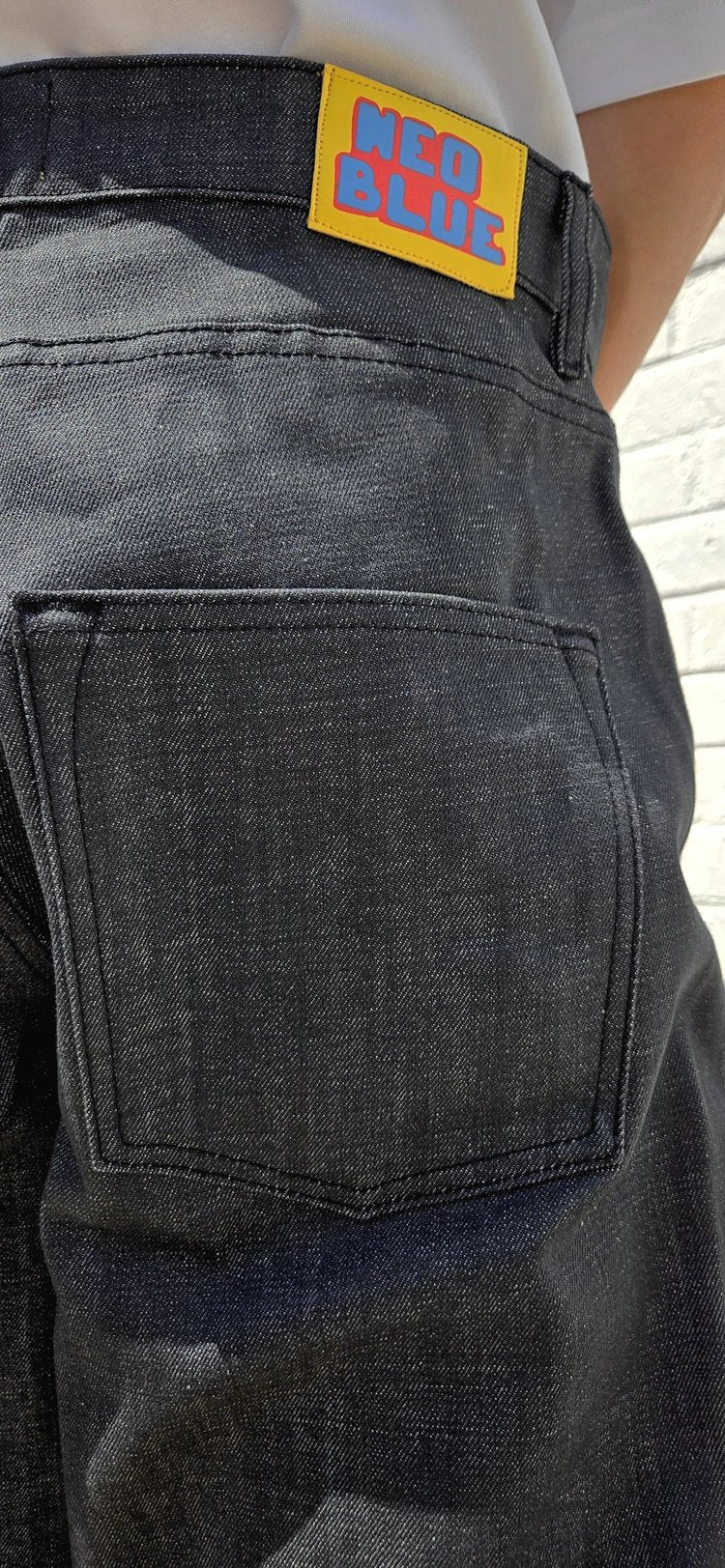 Neo Blue Baggy Jeans