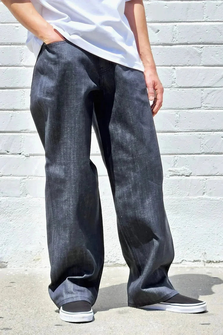 Neo Blue Baggy Jeans