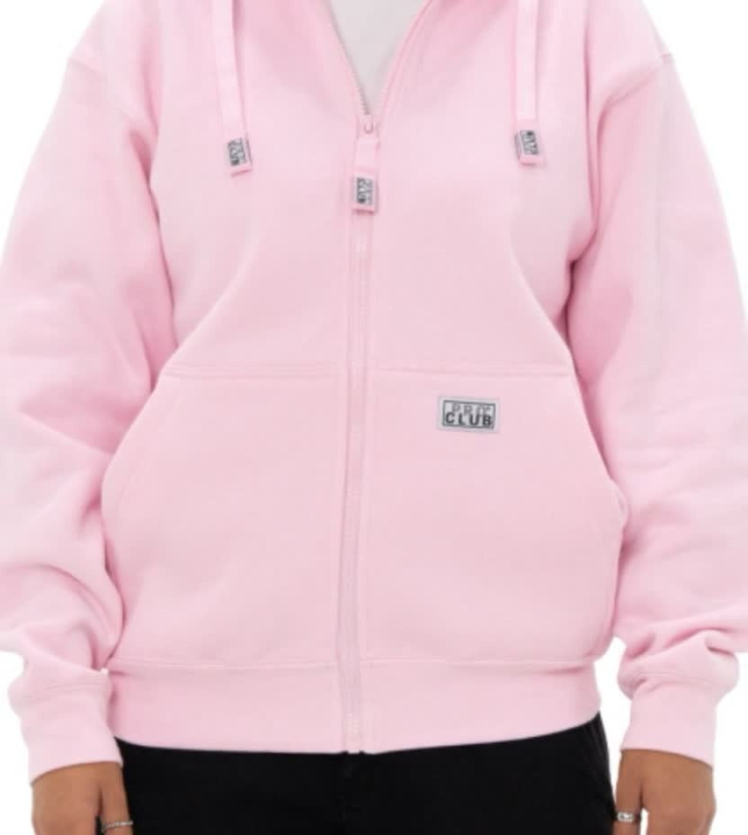 Pro Club Heavyweight Full Zip Hoodie in Pink