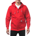 Pro Club Heavyweight Full Zip Hoodie – Red
