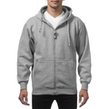 Pro Club Heavyweight Full Zip Hoodie – Heather Gray