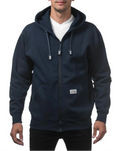 Pro Club Heavyweight Full Zip Hoodie – Navy